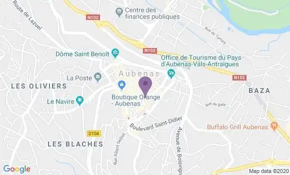 Localisation CIC Agence d