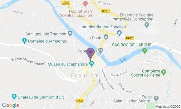 Localisation CIC Agence d