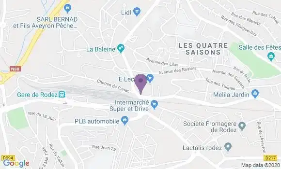 Localisation CIC Agence d
