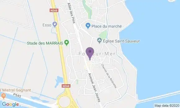 Localisation CIC Agence de Fos sur Mer