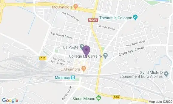 Localisation CIC Agence de Miramas
