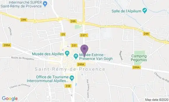 Localisation CIC Agence de Saint Rémy de Provence