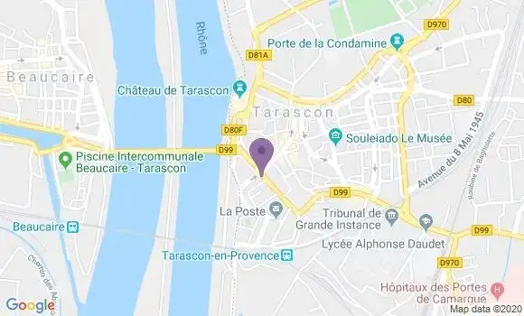 Localisation CIC Agence de Tarascon