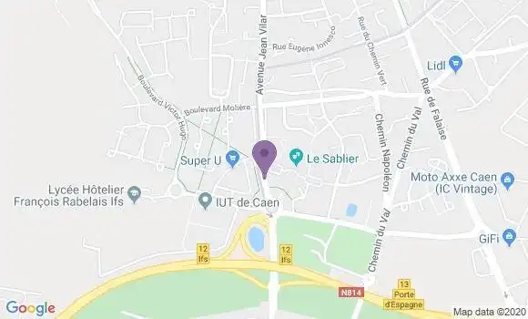 Localisation CIC Agence d