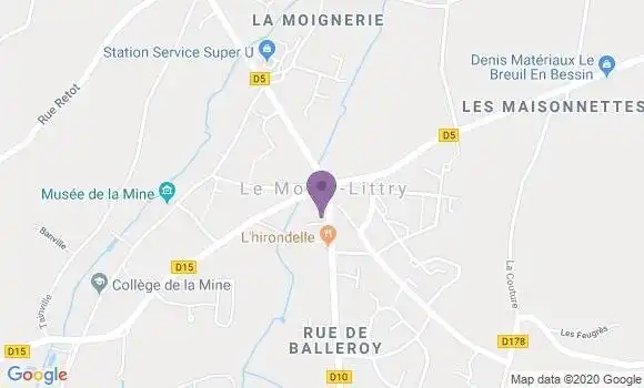 Localisation CIC Agence de Le Molay Littry