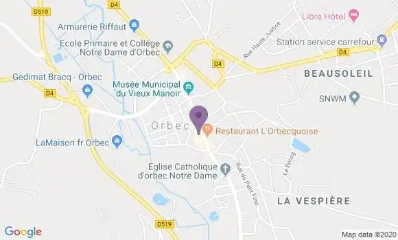 Localisation CIC Agence d