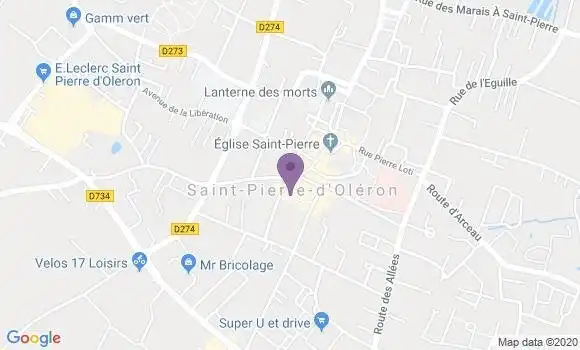 Localisation CIC Agence de Saint Pierre d