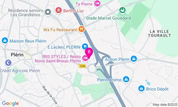 Localisation CIC Agence de Plerin