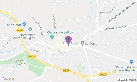 Localisation CIC Agence de Gaillon