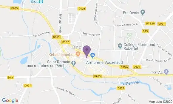 Localisation CIC Agence de Brou