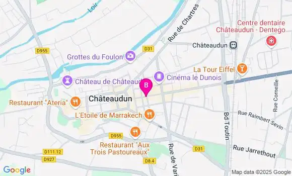 Localisation CIC Agence de Châteaudun