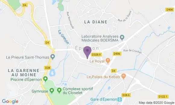 Localisation CIC Agence d