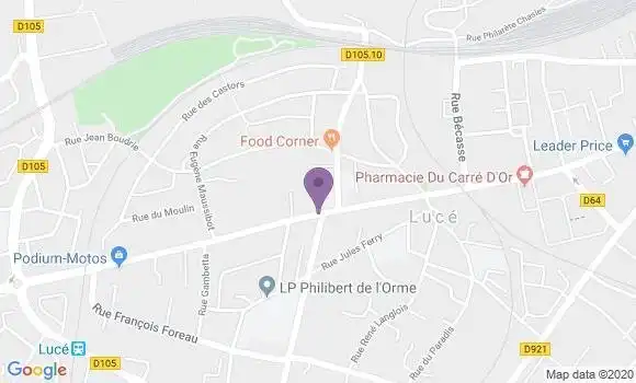 Localisation CIC Agence de Luce