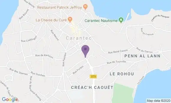 Localisation CIC Agence de Carantec