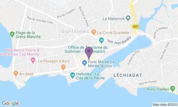 Localisation CIC Agence de Guilvinec