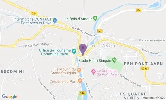Localisation CIC Agence de Pont