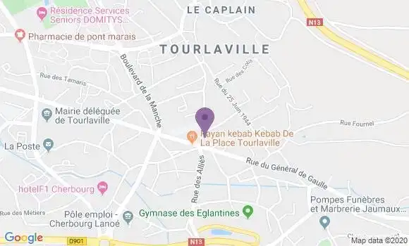 Localisation Société Générale Agence de Tourlaville