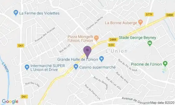 Localisation CIC Agence de L