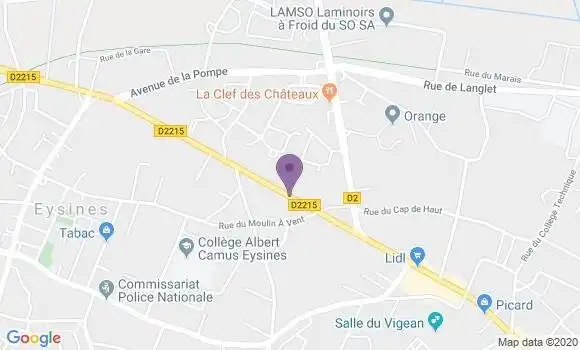 Localisation CIC Agence d