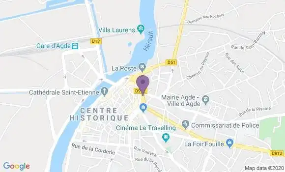 Localisation CIC Agence d