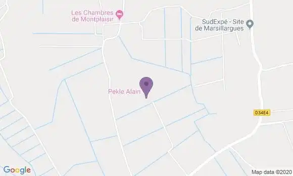 Localisation CIC Agence de Marsillargues