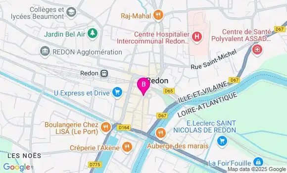 Localisation CIC Agence de Redon