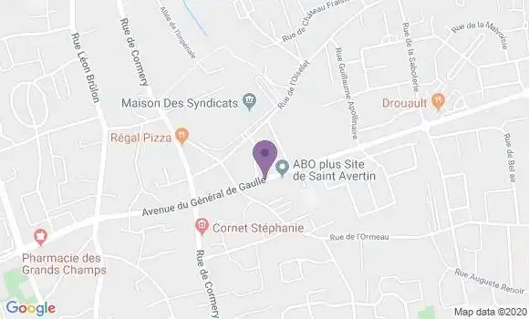 Localisation CIC Agence d