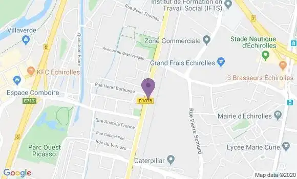 Localisation CIC Agence d