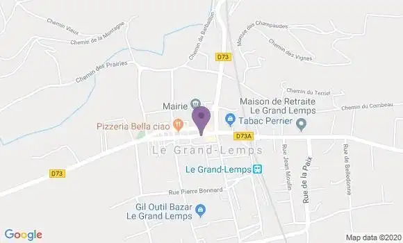 Localisation CIC Agence de Le Grand Lemps