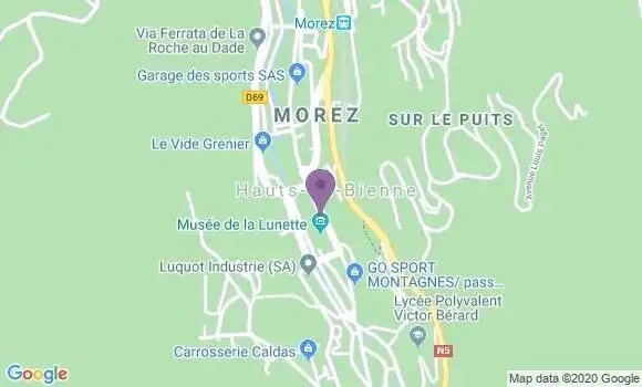 Localisation CIC Agence de Morez