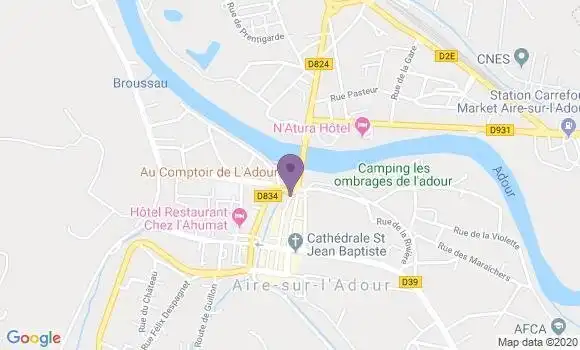 Localisation CIC Agence d