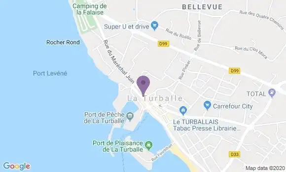 Localisation CIC Agence de La Turballe