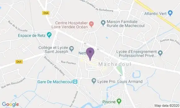 Localisation CIC Agence de Machecoul