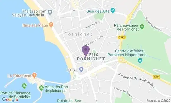 Localisation CIC Agence de Pornichet