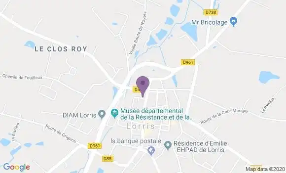 Localisation CIC Agence de Lorris