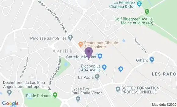 Localisation CIC Agence d