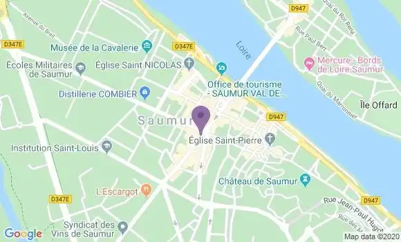 Localisation CIC Agence de Saumur