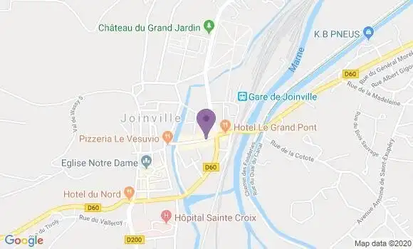 Localisation CIC Agence de Joinville