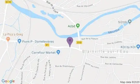 Localisation CIC Agence de Blainville sur l