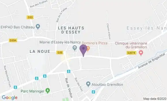 Localisation CIC Agence d