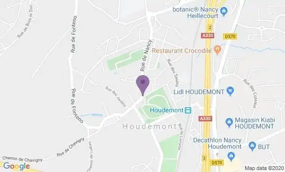 Localisation CIC Agence d