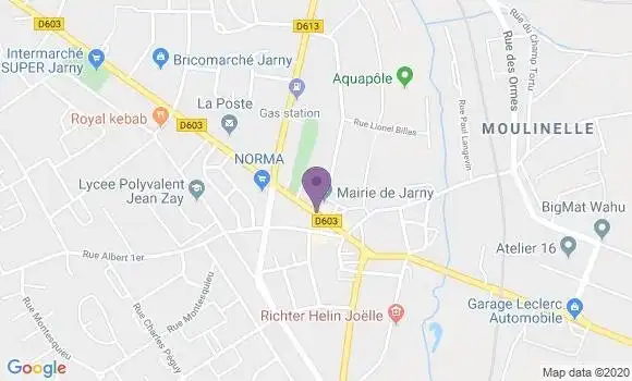 Localisation CIC Agence de Jarny