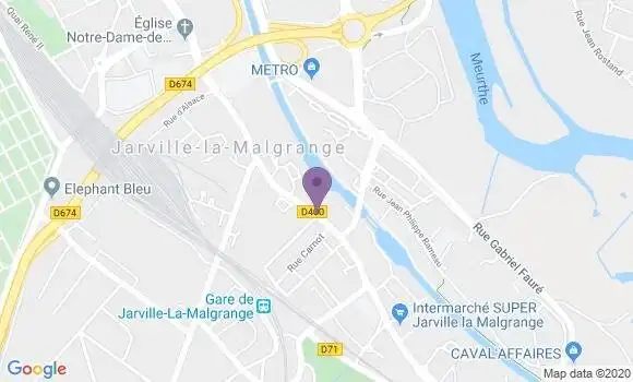 Localisation CIC Agence de Jarville la Malgrange