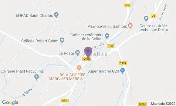 Localisation CIC Agence de Vézelise