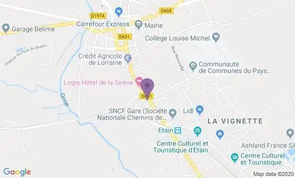 Localisation CIC Agence d
