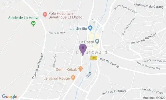 Localisation CIC Agence de Boulay