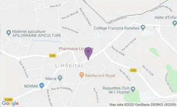Localisation CIC Agence de L