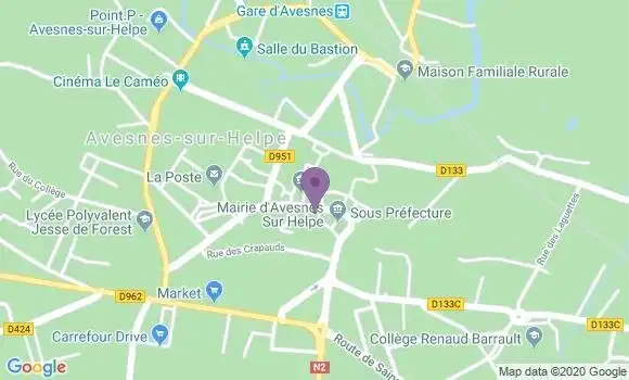 Localisation CIC Agence d