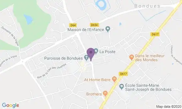 Localisation CIC Agence de Bondues