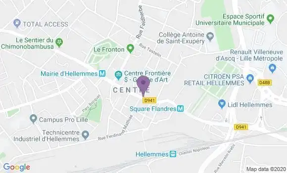 Localisation CIC Agence d